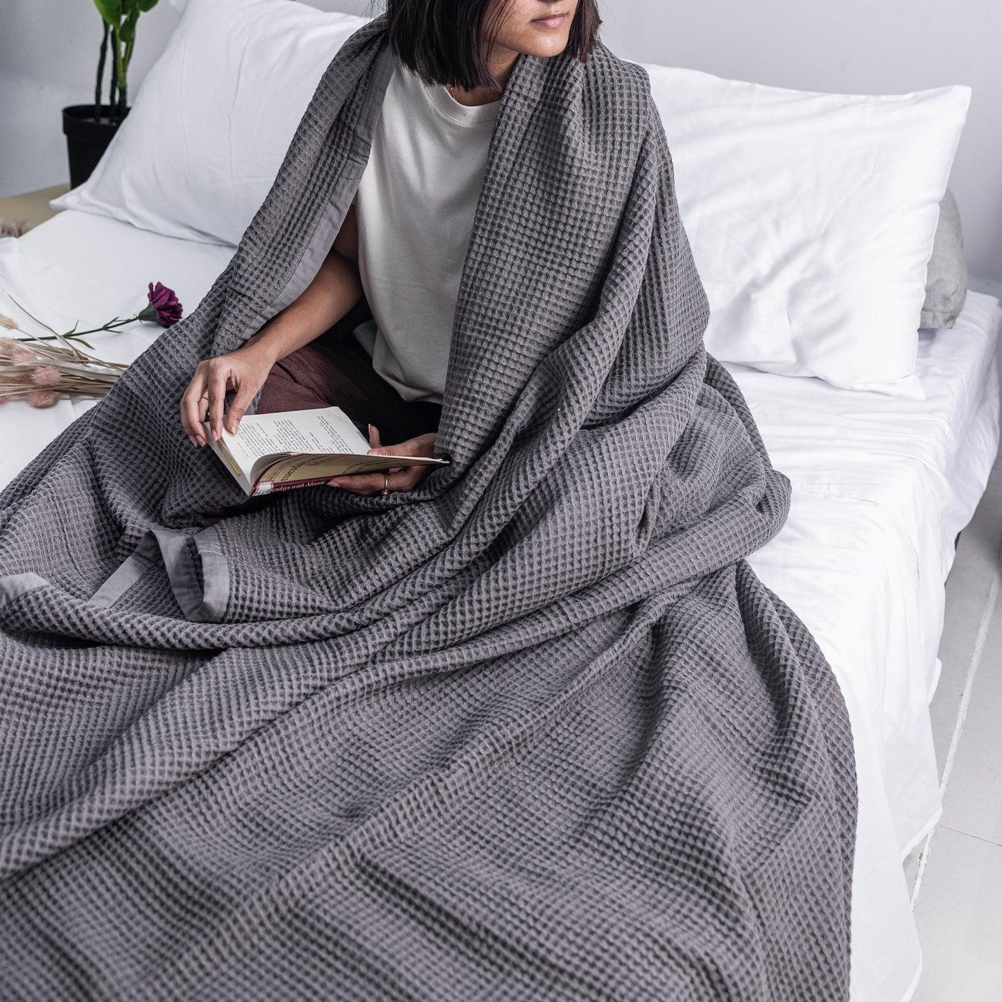 Organic Waffle Blanket