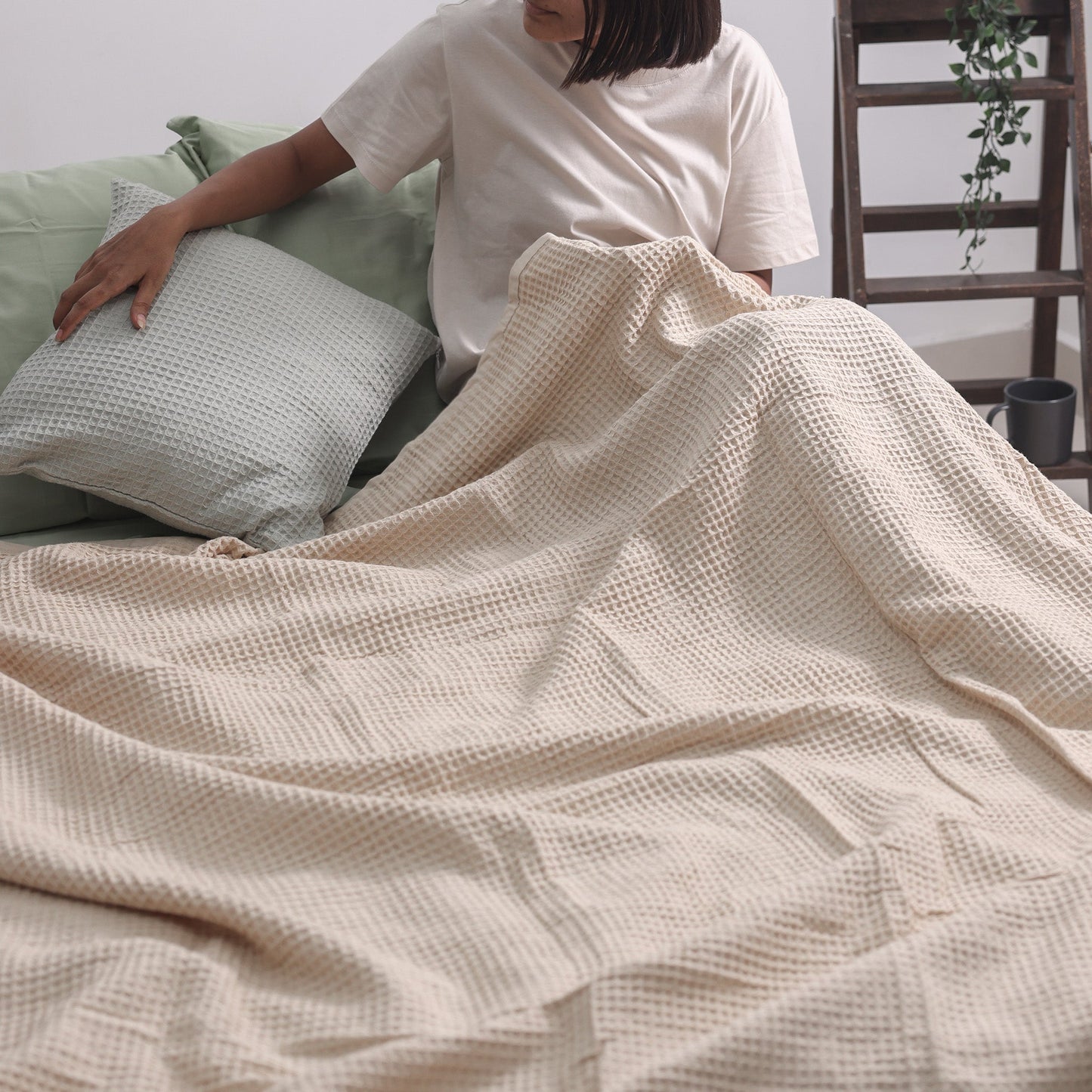 Organic Waffle Blanket