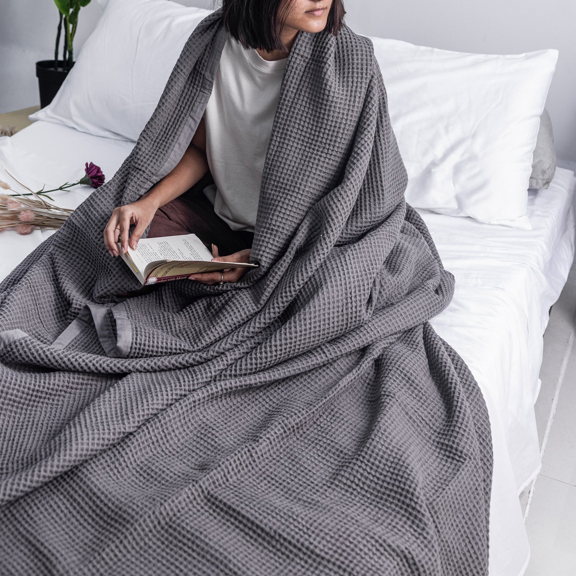 Organic Waffle Blanket