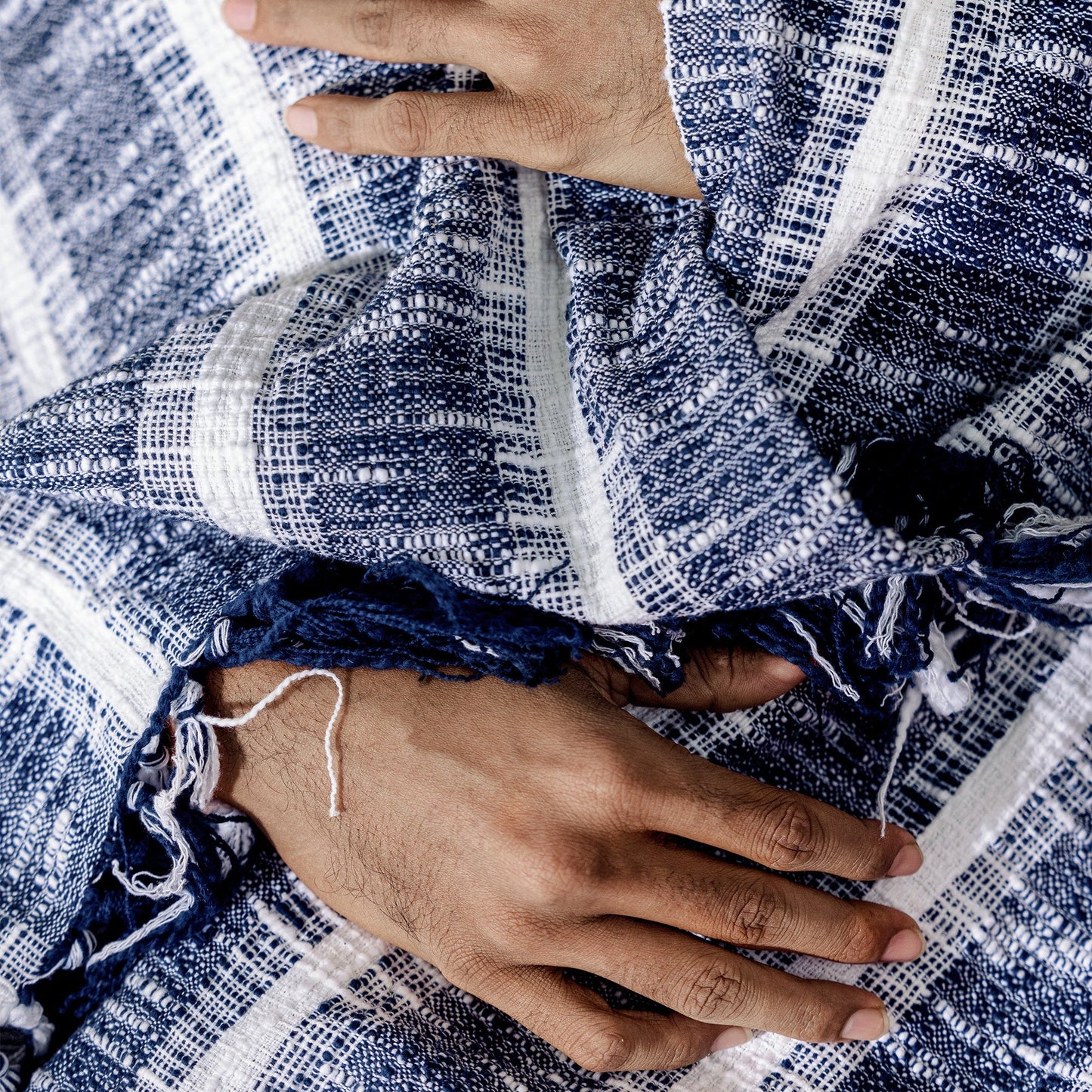 Yarn Dyed Throw Blanket