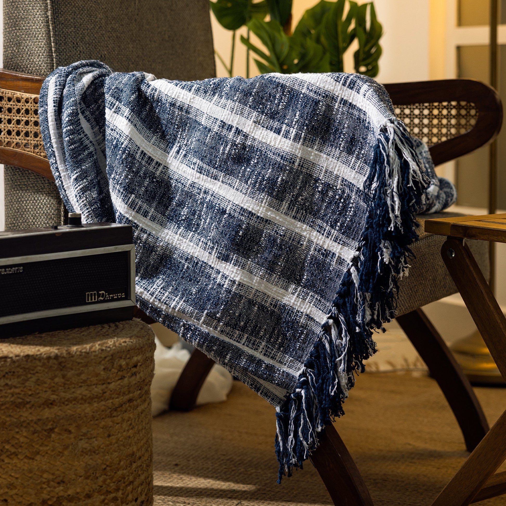 Yarn Dyed Throw Blanket
